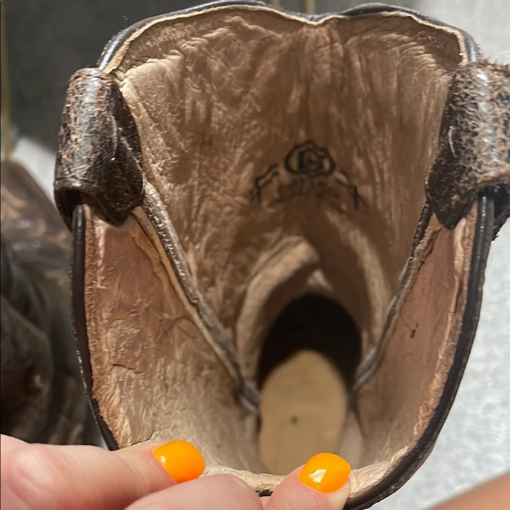 Circle G Brown Embroidered Heeled Boots - Picture 4 of 6